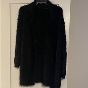 Chic Black Teddy Jacket